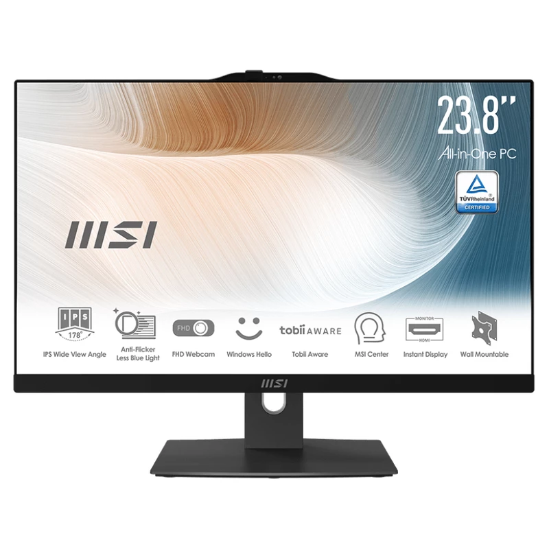 کامپیوتر همه کاره 23.8 اینچ ام اس آی مدل AM242P 12M-i3 8GB 500GB Iris Xe