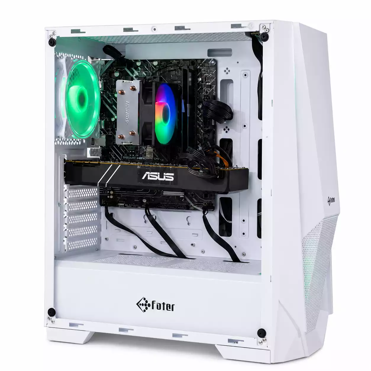 کیس گیمینگ  MB  ASUS Prime H610M-K- Core i3-14100-RAM 16G DDR4-512GB SSD-ASUS GTX 1080 8GB