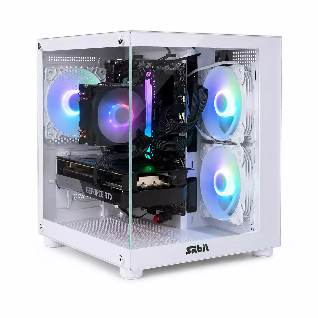 کیس گیمینگ  MB  ASUS Prime H610M-A D4- Core i5-13400-RAM 32G DDR4-512GB SSD-ASUS RTX 3060Ti 8GB