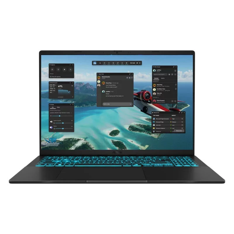 لپ تاپ 16 اینچ ایسوس مدل V16 V3607VH RP007W-Core 7 240H-16GB DDR5 5600MHz-1TB SSD-RTX 5050 8GB
