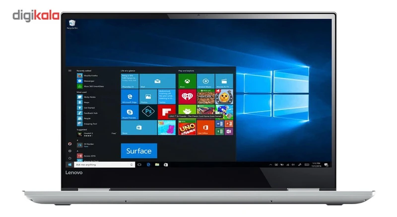 لپ تاپ استوک 15 اینچی لنوو مدل LENOVO YOGA 720 -Core i7-7700HQ-8GB-256GB SSD-GTX 1050 2GB