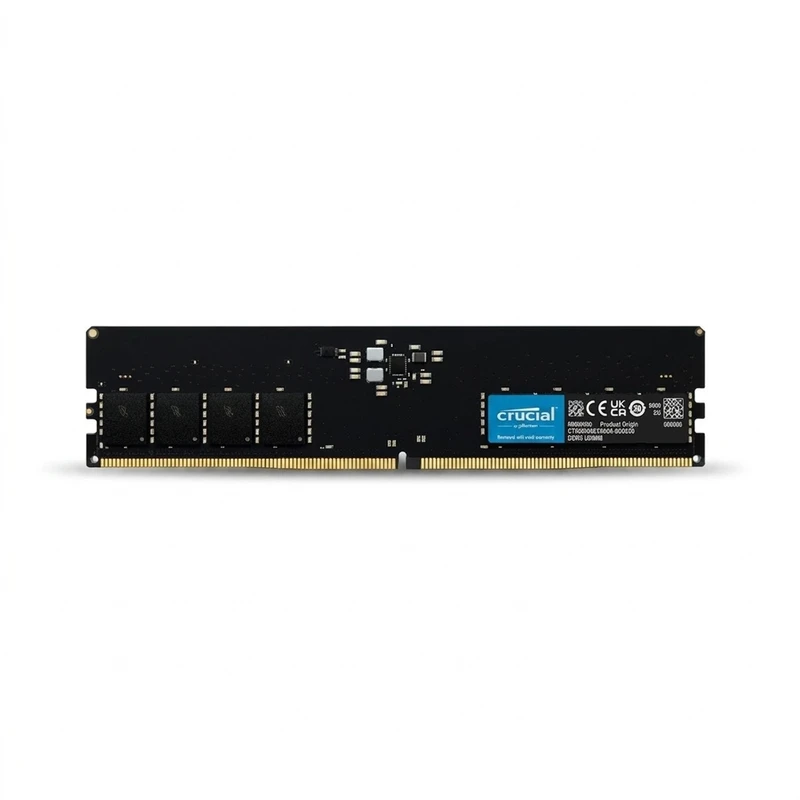 رم دسکتاپ 32 گیگابایت DDR5 تک کاناله 5600 مگاهرتز کروشیال مدل UDIMM با تایمینگ CL46