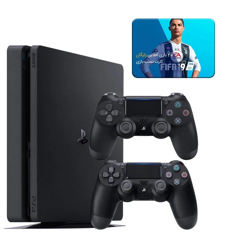 کنسول بازی سونی استوک مدل Playstation 4 Slim ظرفیت 1 ترابایت  (کپی خور) + دسته اضافه