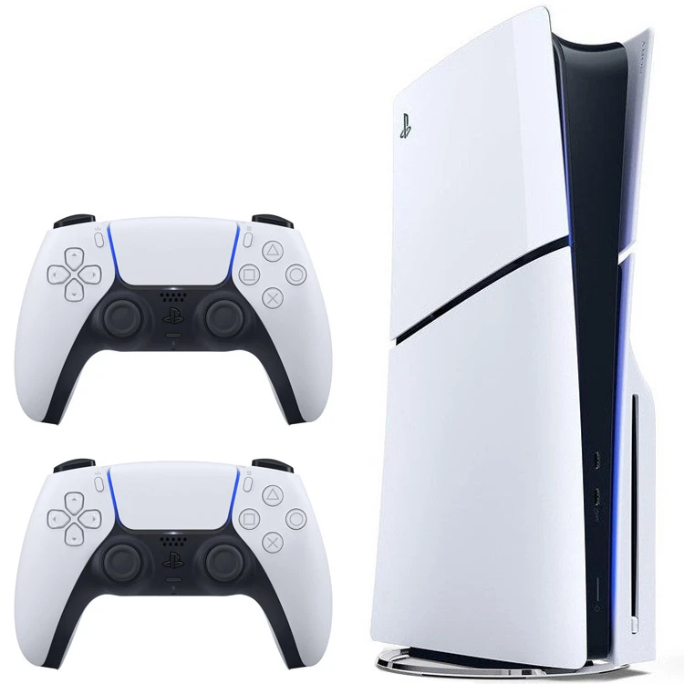 کنسول بازی دست دوم سونی دیسک خور مدل PlayStation 5 Slim Standard ظرفیت یک ترابایت ریجن 2016A اروپا به همراه دسته اضافی